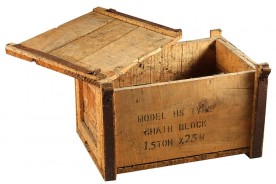 a wooden box
